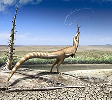 Синозавроптерикс (Sinosauropteryx) — маленький и пернатый динозавр